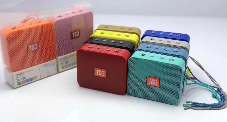 Mini Bluetooth Speakers Newest Hot Sell TG166 Outdoor Portable Wireless Speaker handsfree Support FM Radio TF Card AUX High - ANKUX.COM