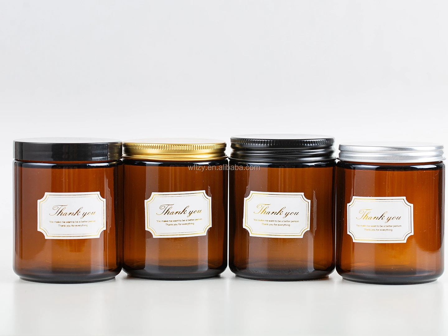 Wholesale 1250 Ml 250ml 300ml Amber Glass Candle Jar Buy Amber Glass Jar,Matte Black Candle