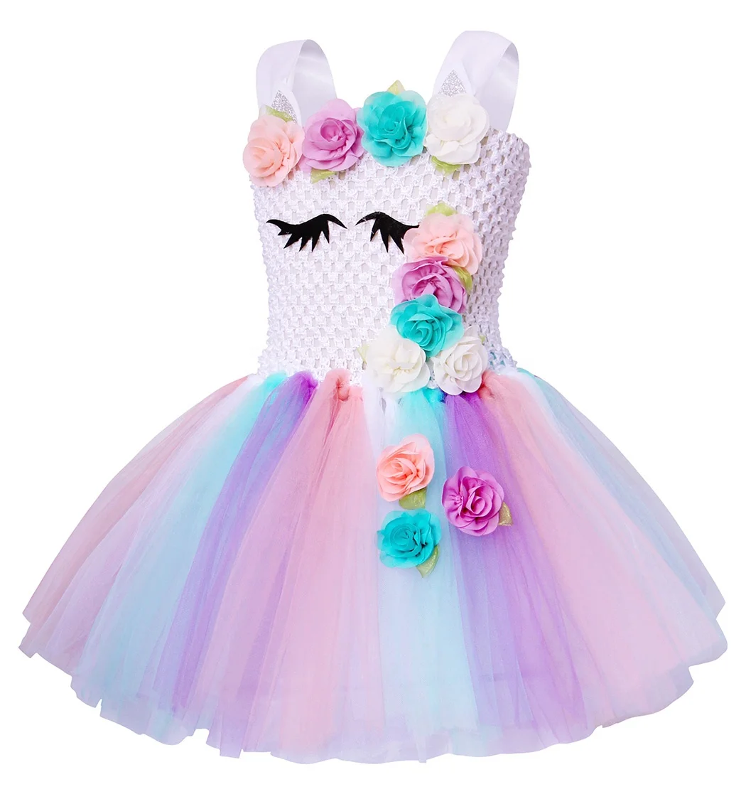 Girls Kids Unicorn Costume Princess Tutu For Little Girls Fancy Unicorn ...