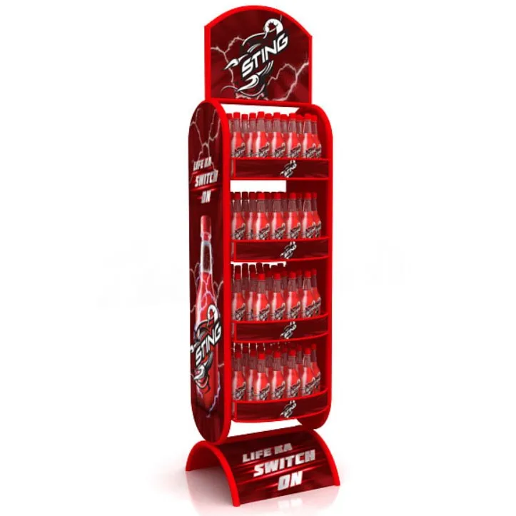 Metal Monster Energy Drink Displays Stand - Durable & Customizable