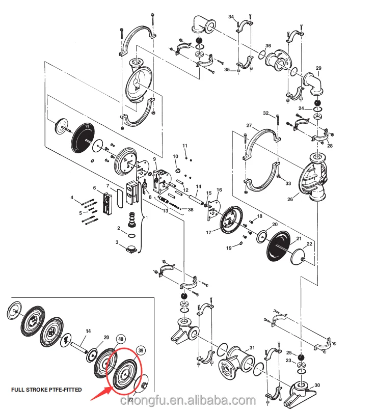 CF 04-1040-55 Diaphragm details