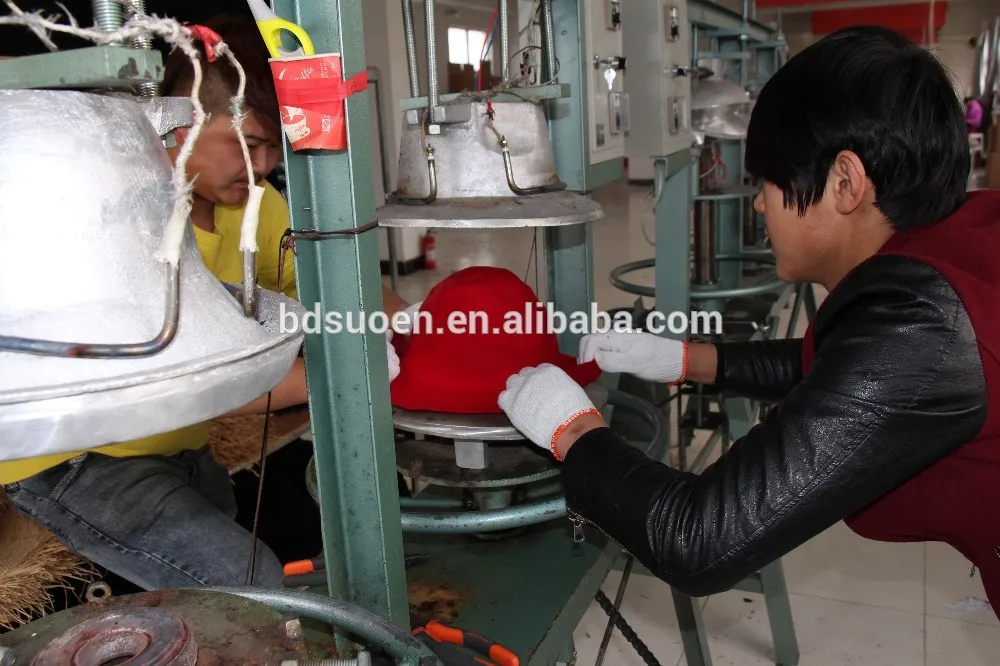 Womens yellow elegant wool felt boater hat wholesale