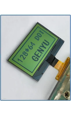 stn黄绿色132*32 cog lcd屏幕,用于电子标签lcd显示屏