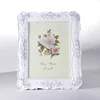 ABS Resin Photo Frame White Craft Resin Beautiful Photo Frame