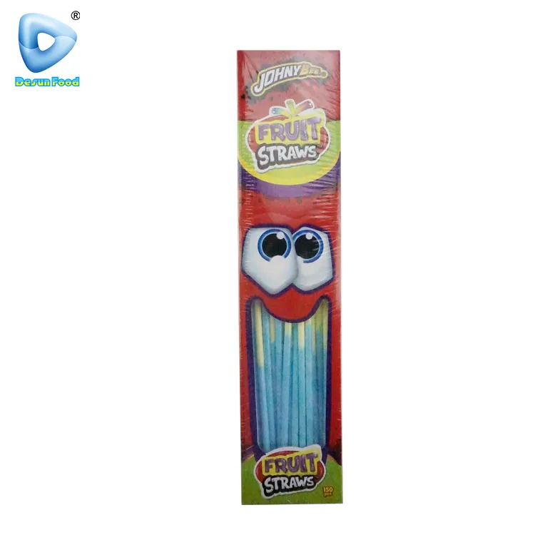 Colorful mixed fruit long stick sour powder candy