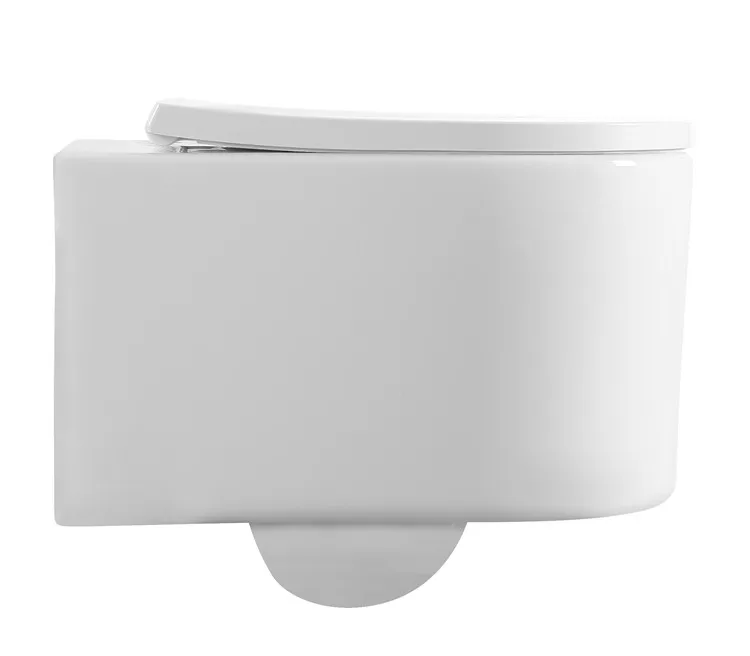 Best quality wall mounted ceramic office building hospital wall-hung rimless wall mounted uk toielt without tank