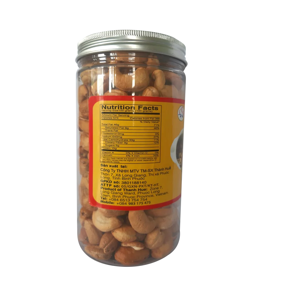 Roasted Cashews Flavored With Honey 500gr Delicious Snack Healthy ...