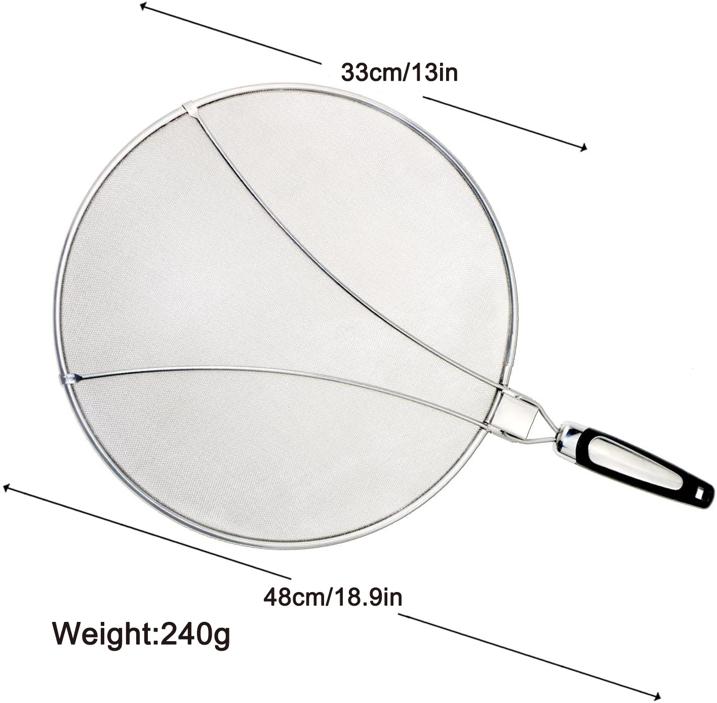 Stainless Steel Oil Splatter Screen For Frying Pan/splatter Guard For