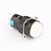 IP40 3A 250V AC no-locking dual color illuminated push button switch