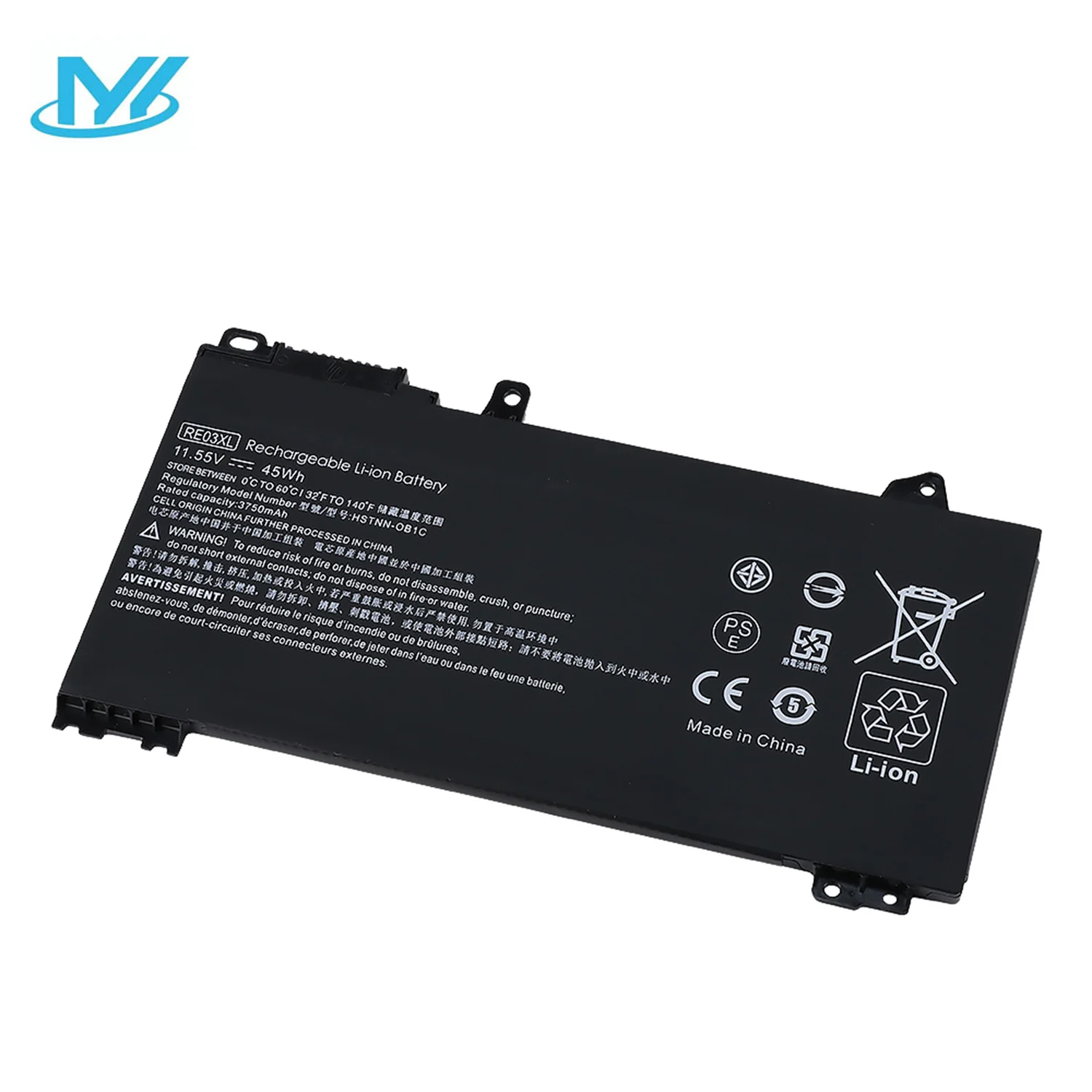 CSrose RE03XL Batterij – 45Wh, 11,55V – 6 Cellen – Vervangend Voor HP ProBook 430/440/445/450/455 G6/G7 En ZHAN 66 Series – L32656-002/L32407-AC1