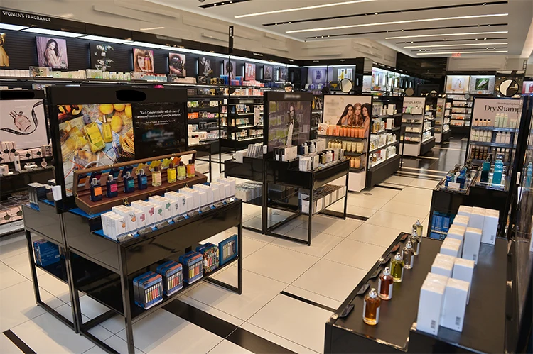 批发工厂现代化妆品商店设计化妆品展示展示