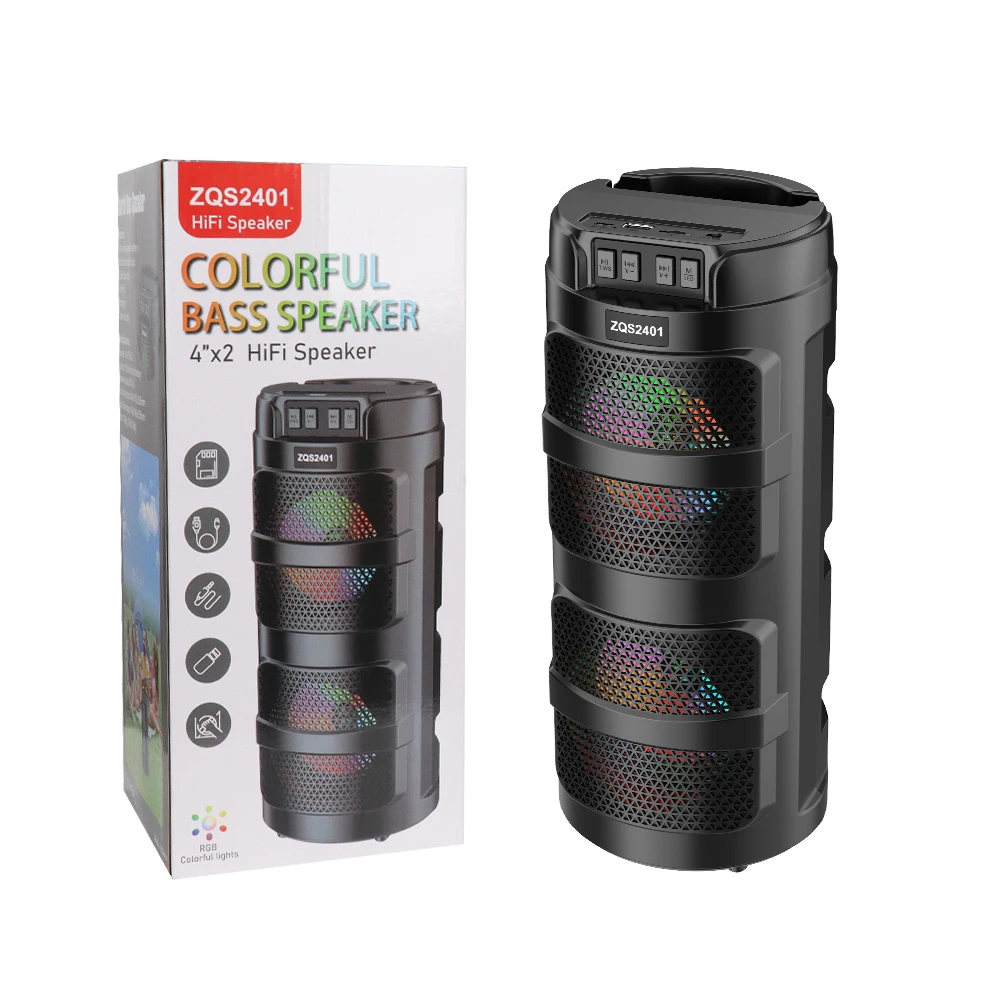 SING-E ZQS2401 Portable Bluetooth Speaker with 4