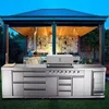 2019 Vermonhouzz Ready Building Outdoor Kitchen Cabinets Durable China with Metal Studs