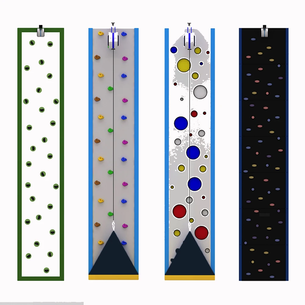 Customized Sports Park Center Kids Gym Wall Climb Equipment Indoor Rock Climbing Wall For