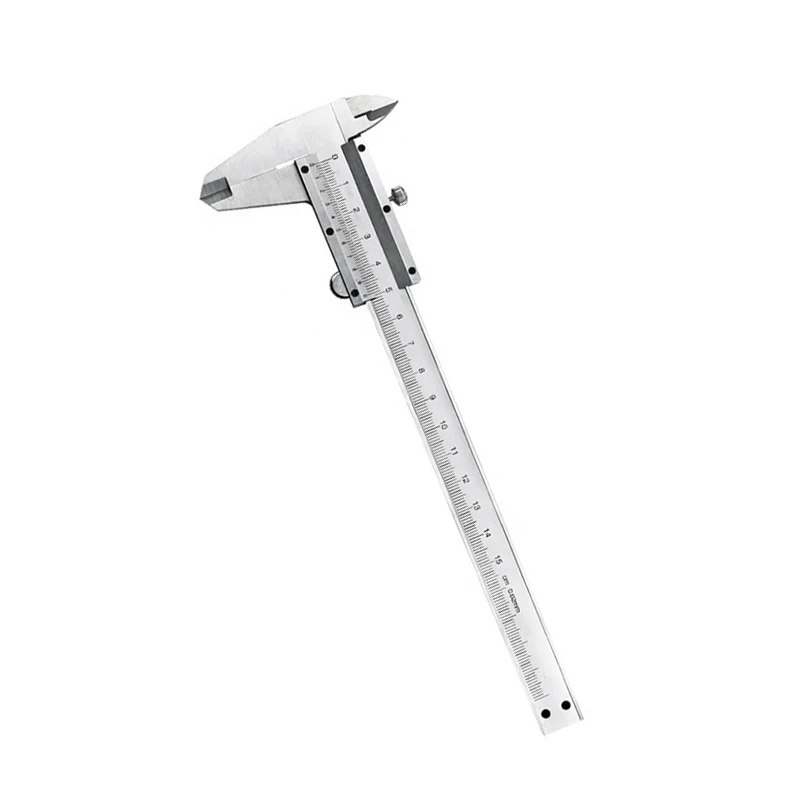 Stainless Steel Vernier Caliper 0150 Mm Locking Screw Vernier Caliper