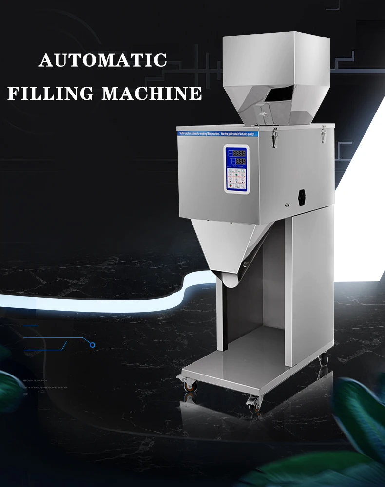 10-1000g powder granules bag filling bottle filling weighing machine with foot pedal