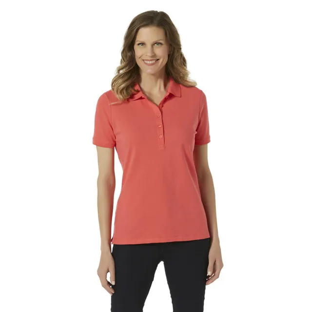 100 cotton women's polo shirts