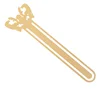Promotion Custom your etching logo metal bookmark for gifts