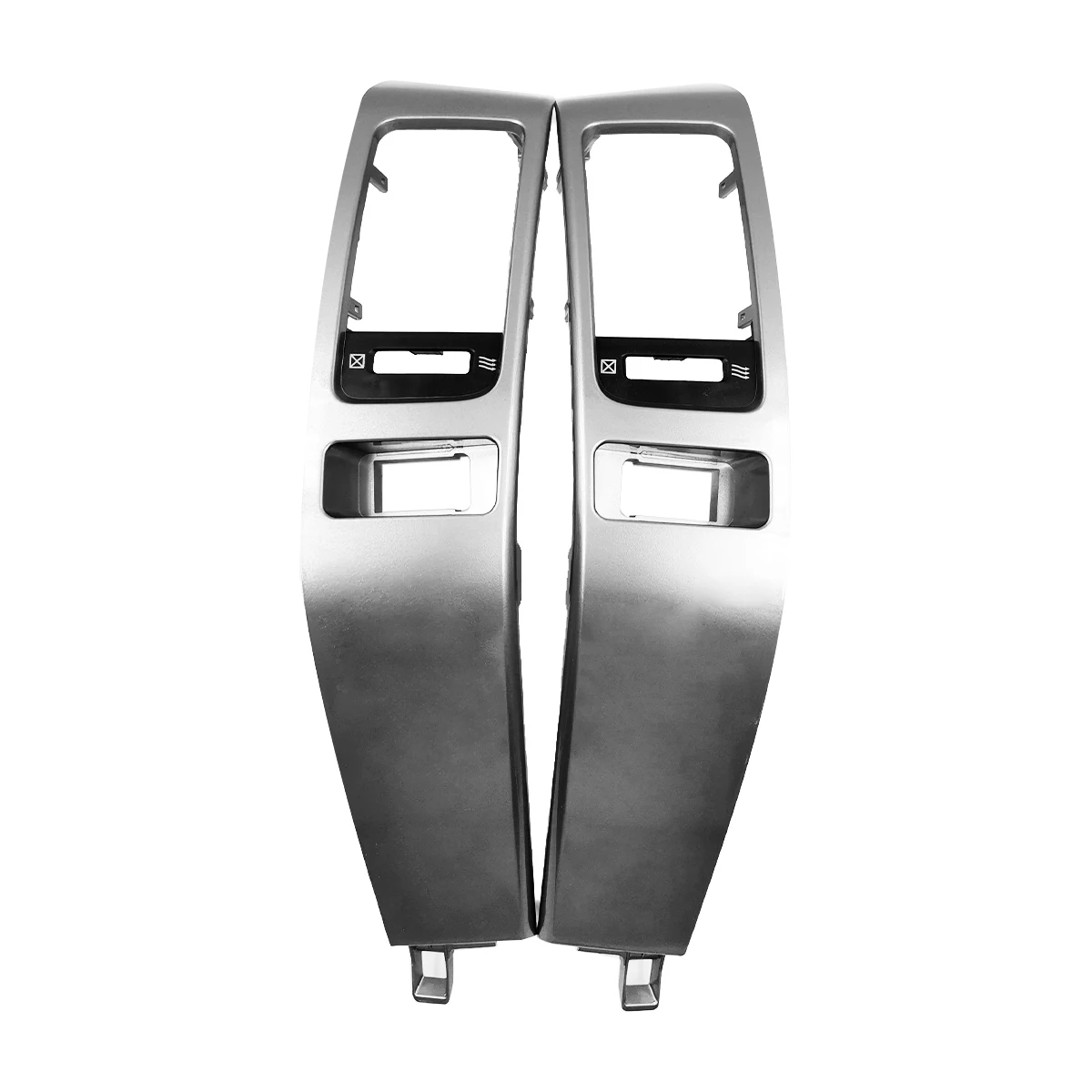 Cadre De Ventilation Climatiseur Chromé Pour Toyota Land Cruiser Prado 120 (2003-2009) - Réf. 55474-60040/55475-60040, Paire