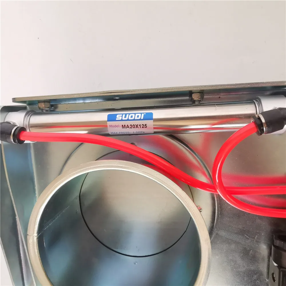 Dust Collector Pneumatic Blast Gate Automatic Sliding Damper Valve 160