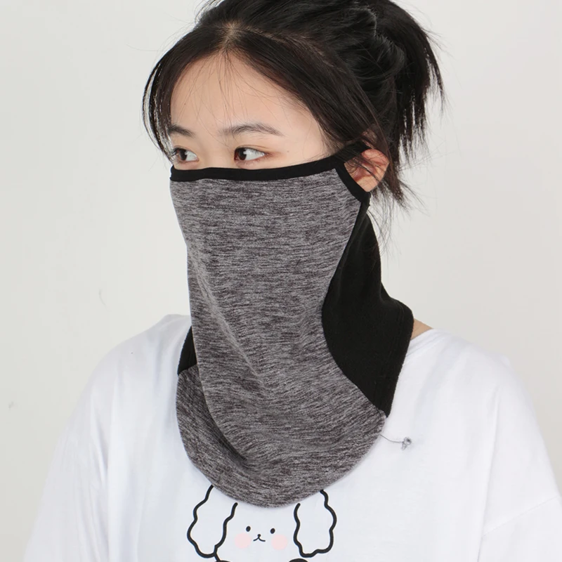 hanging ears breathable mask outdoor sunscreen collar men and women riding bib bike riding face mask warmth and windshield mask