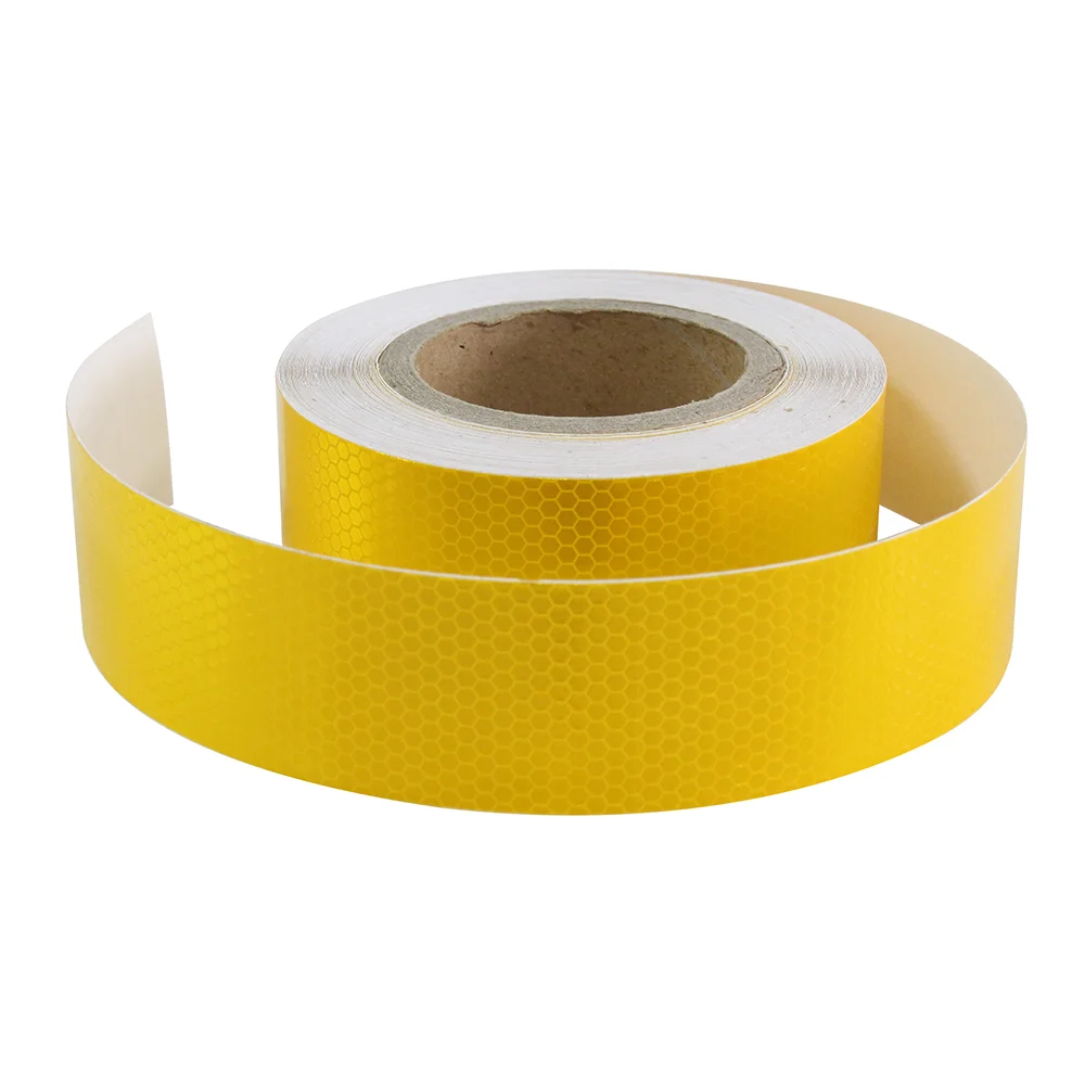 在黑暗中发光,晚上高反射率pvc橘色反光胶带安全