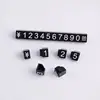Mini Price Numeral Cubes, blocks stick, number digits tag sign Labels