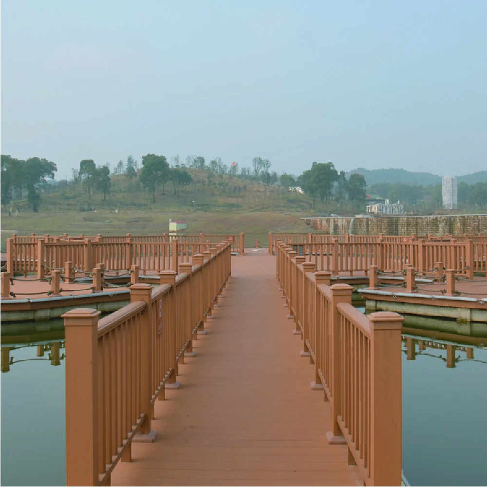 
Waterproof Weather Resistant Landscape Commercial and Residential WPC Wood Plastic Composite Handrail 