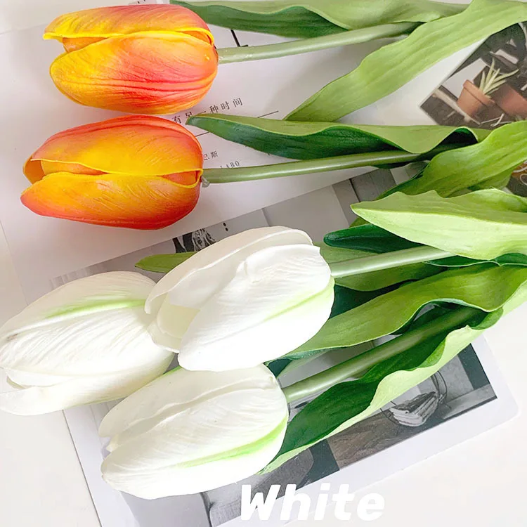 High Quality Artificial Tulip Pu Flower Tulip Artificial