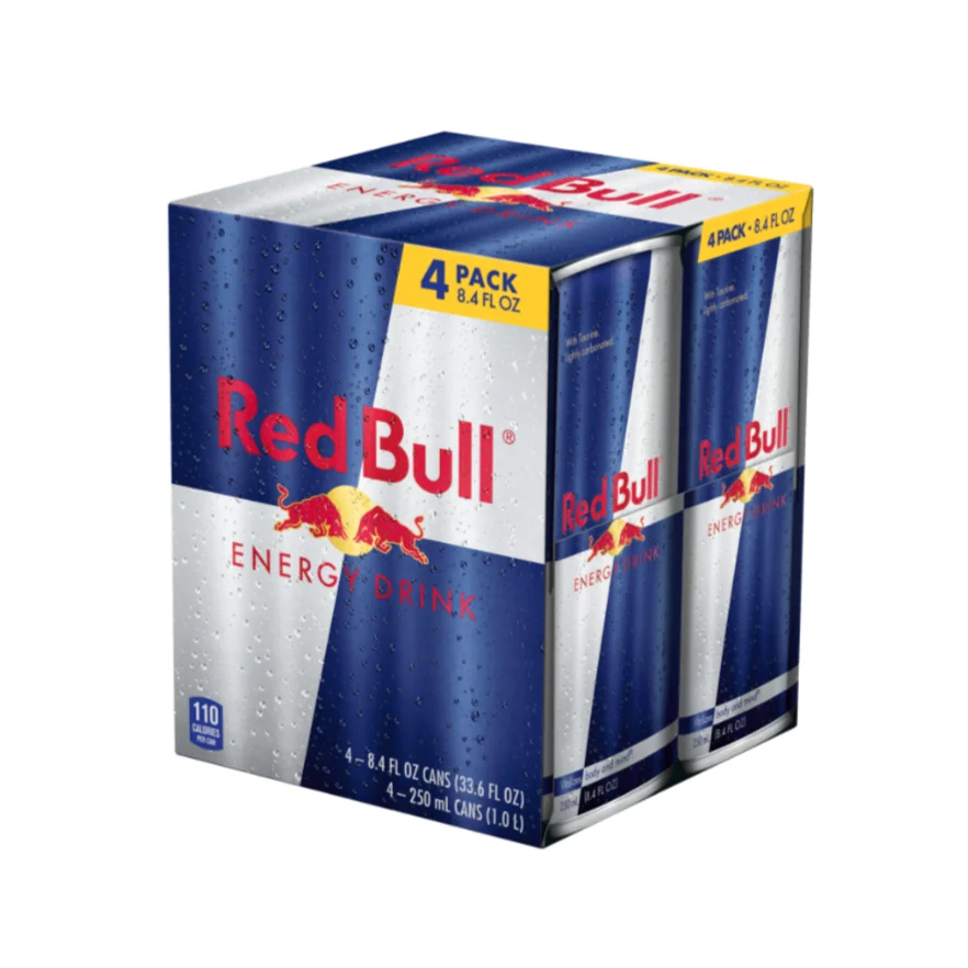 Редбул пак. Ред Булл коробка. Redbull 4 Pack. Ред Булл упаковка.