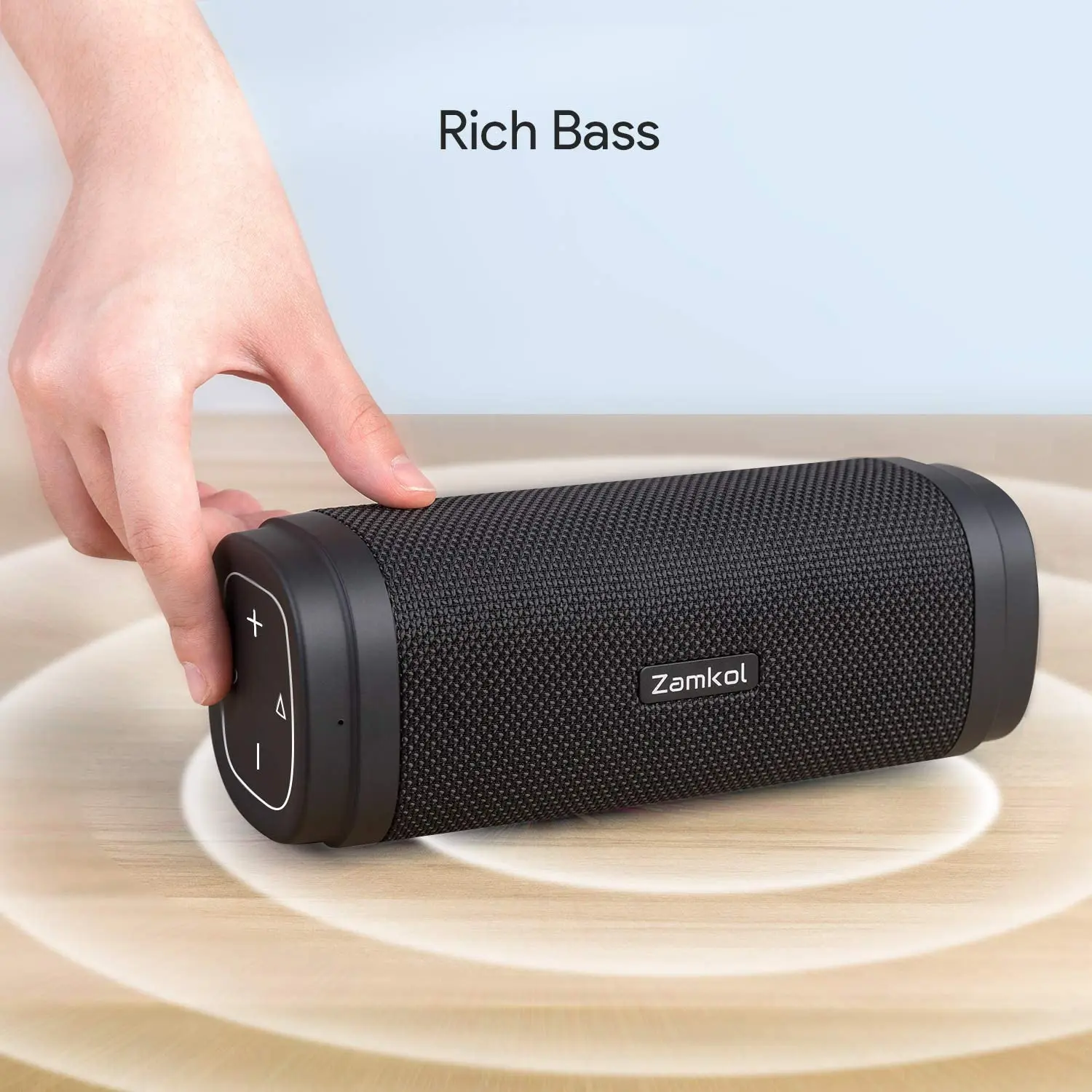 Zamkol Latest Cheap Waterproof Mini Wireless Portable Loud Best Bluetooth Speakers With Strong Bass - ANKUX.COM