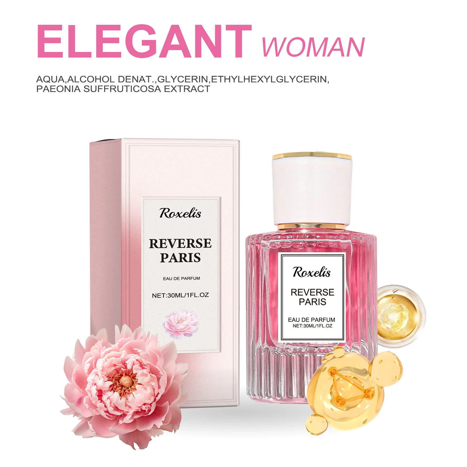 Women's Elegant Fragrance Wrist Ear Neck Parfum Oil Natural Long-Lasting Pheromone Perfume for Female Charm