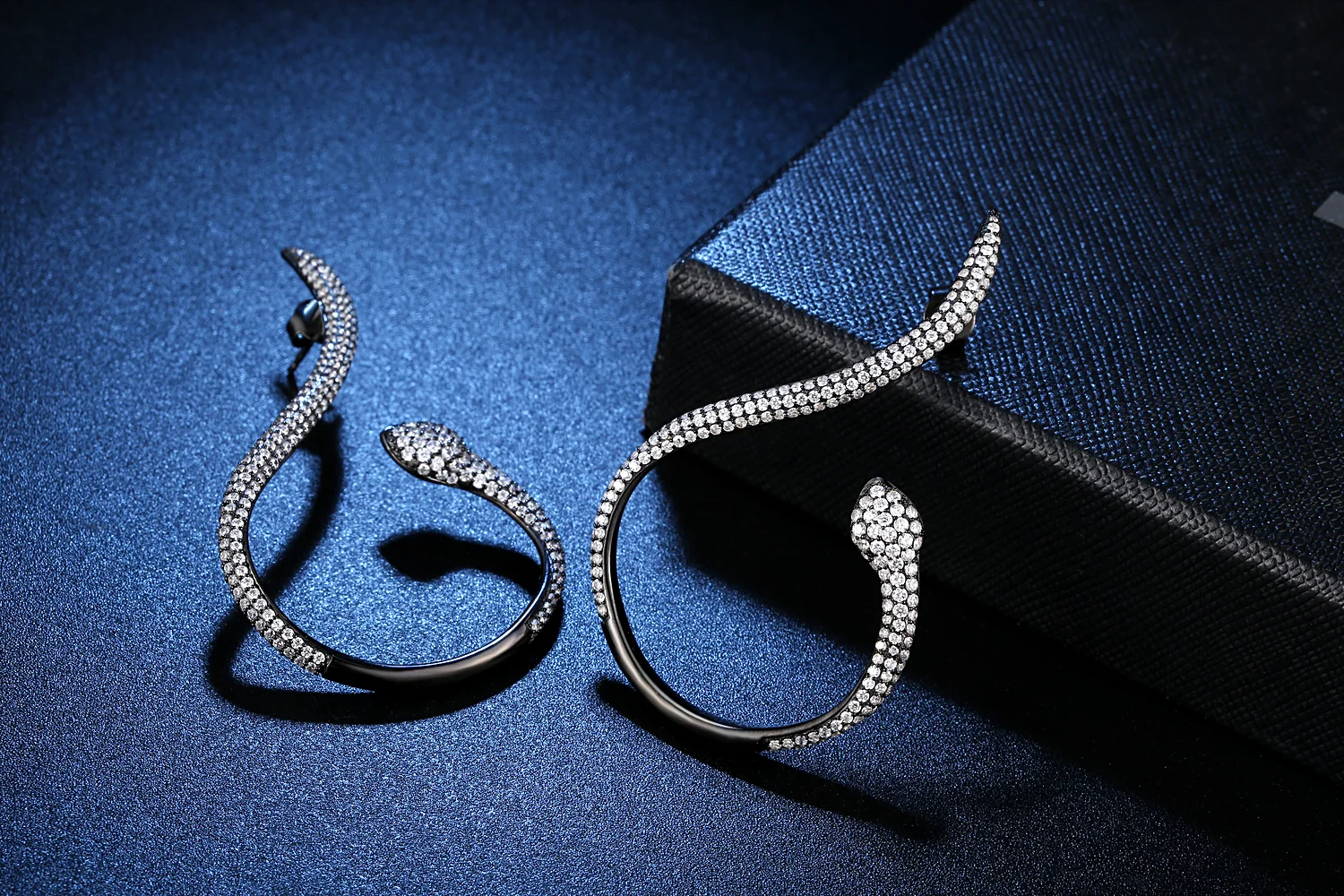Custom animal 925 sterling Silver stud earring CZ jewelry sets for women(图3)