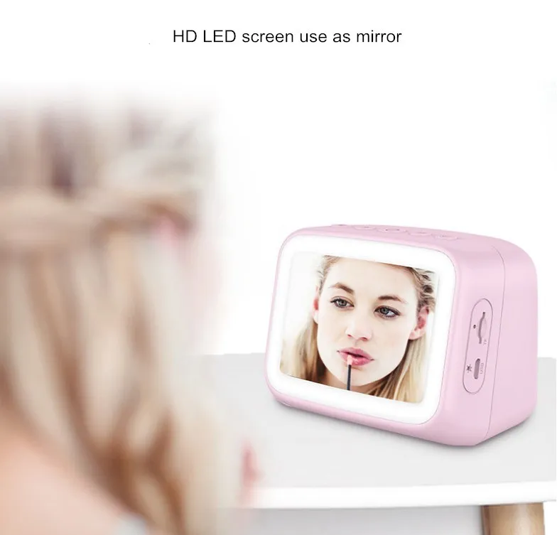Wireless high quality clock bluetooths mini speaker with led display - ANKUX.COM