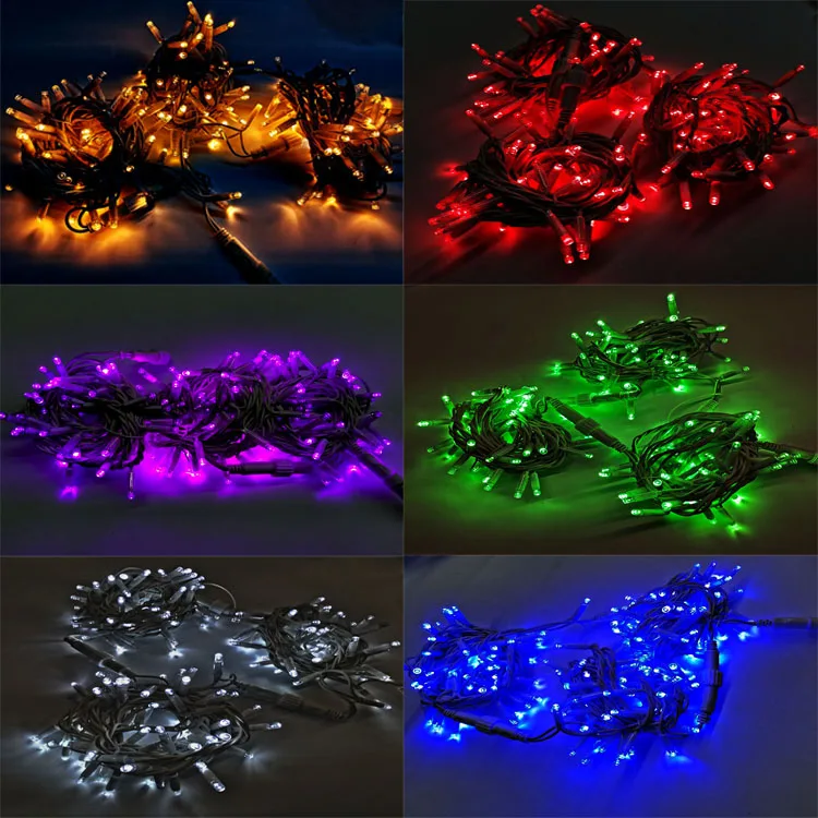ad waterproof ip65 connectable led string light rubber wire for outdoor holiday christmas use festoon led decoration light