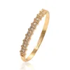 52397 xuping fashion 18k gold bangles new arrival multi zircon bangles