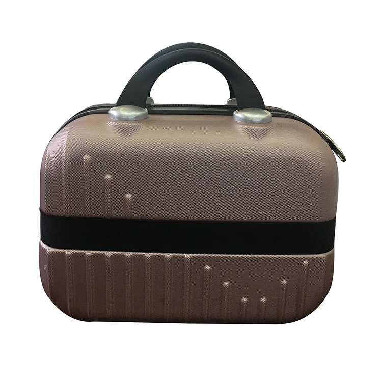 ABS PC Cosmetic Case Women Beauty Travel Make Up Mini Small Luggage