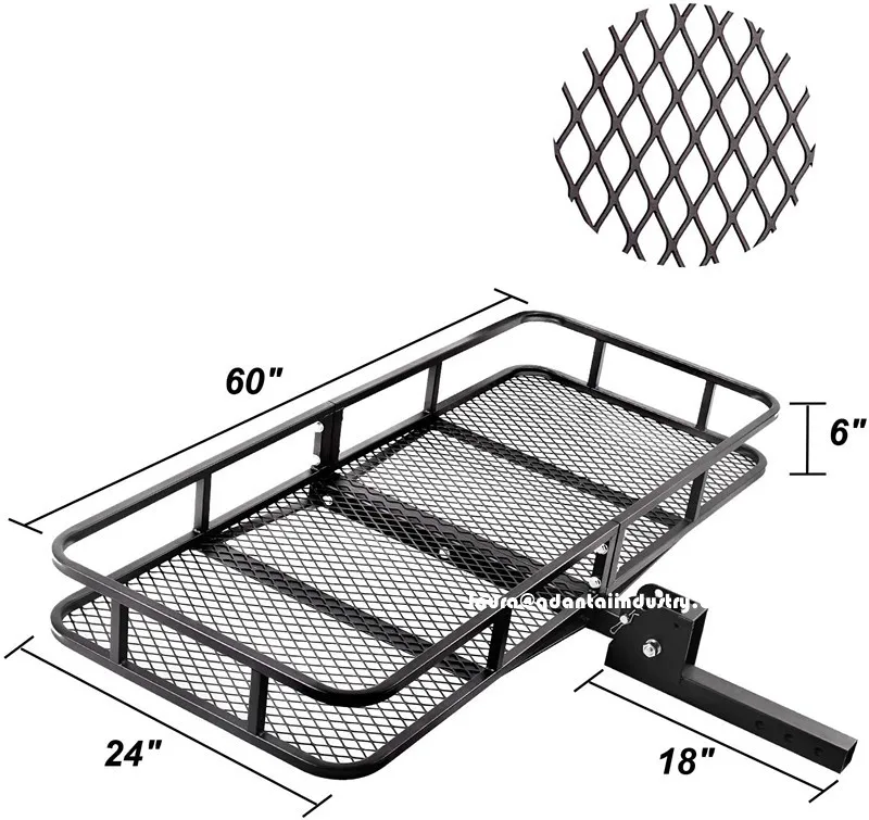 Capacity Basket Trailer Hitch Cargo Carrier Buy Hitch Mounted Cargo