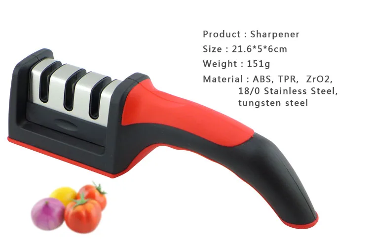 Ergonomic Handle Kitchen Knife Sharpener