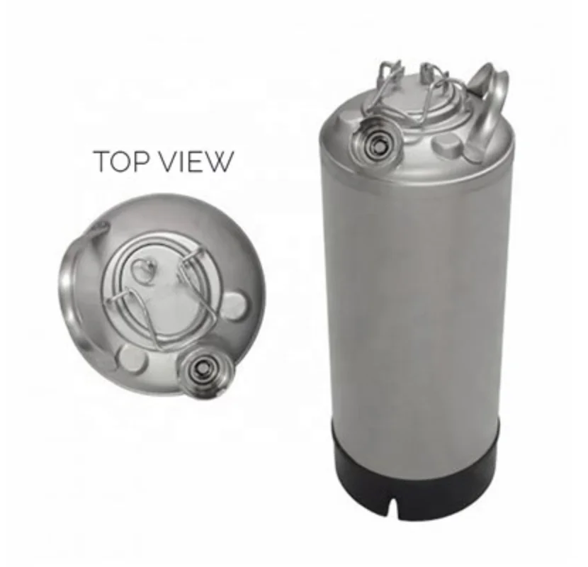 5 Gallon Line Cleaning Keg (sanke D) With Removable L5 Gallon Corney