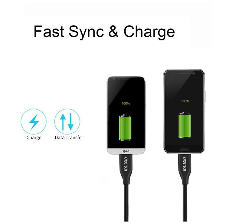 CHOETECH 5Gbps USB 3.0 Type C Cable Fast Charge Sync Data USB C Cable for Samsung S10 S9 S8 Plus Type-C Mobile Phone Cable - ANKUX.COM