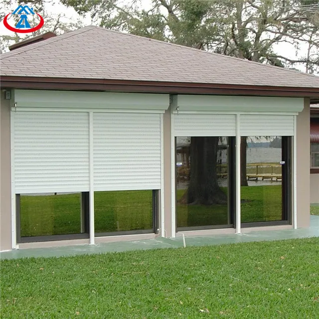 1000mm*1200mm 45mm Width Of Slat  Remote Control Thermal insulation shutter window for the villa