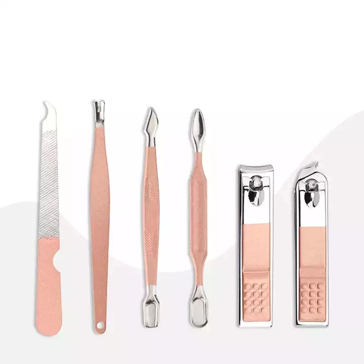 product hot popular professional stainless steel manicure set nail clippers pedicure tool kit 18 pieces for girl-4