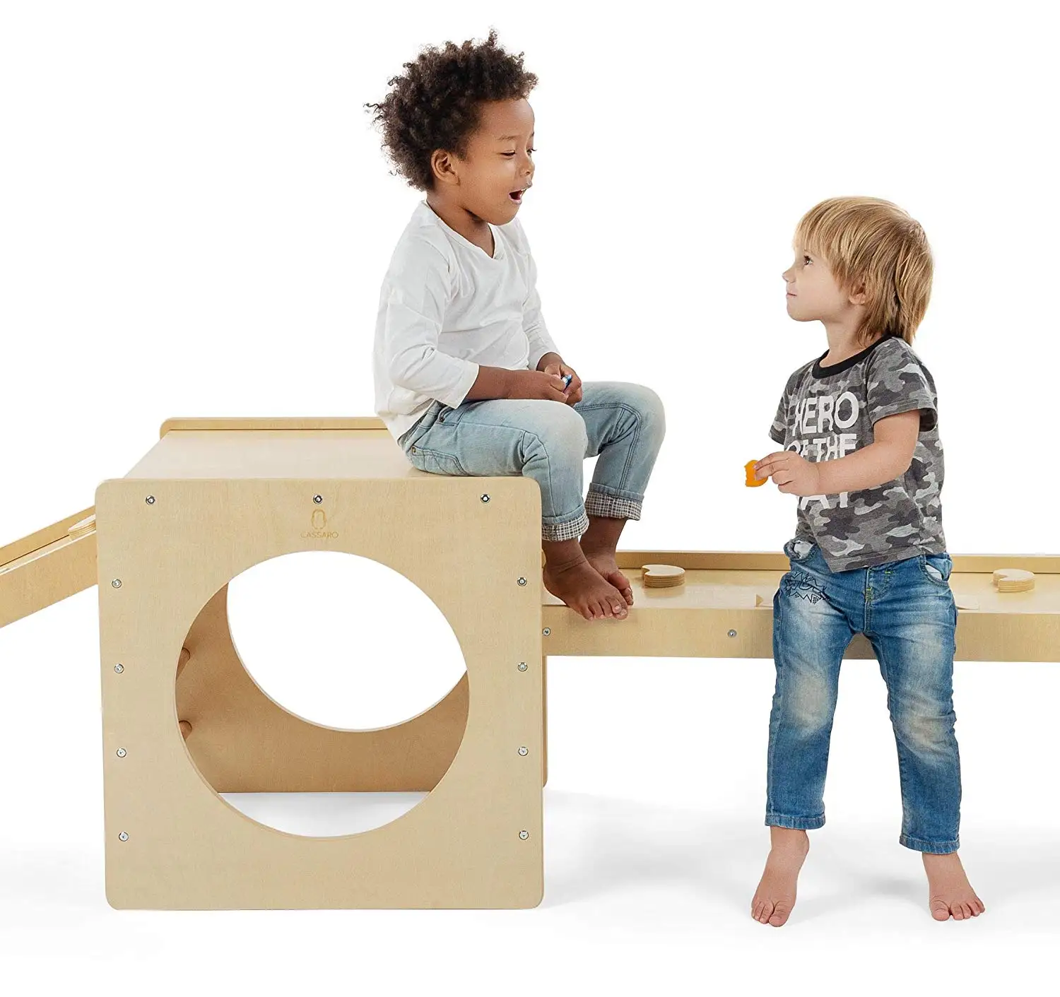 Kids Indoor Wooden Climbing Montessori Pikler Cube Forplayroom Lmk05