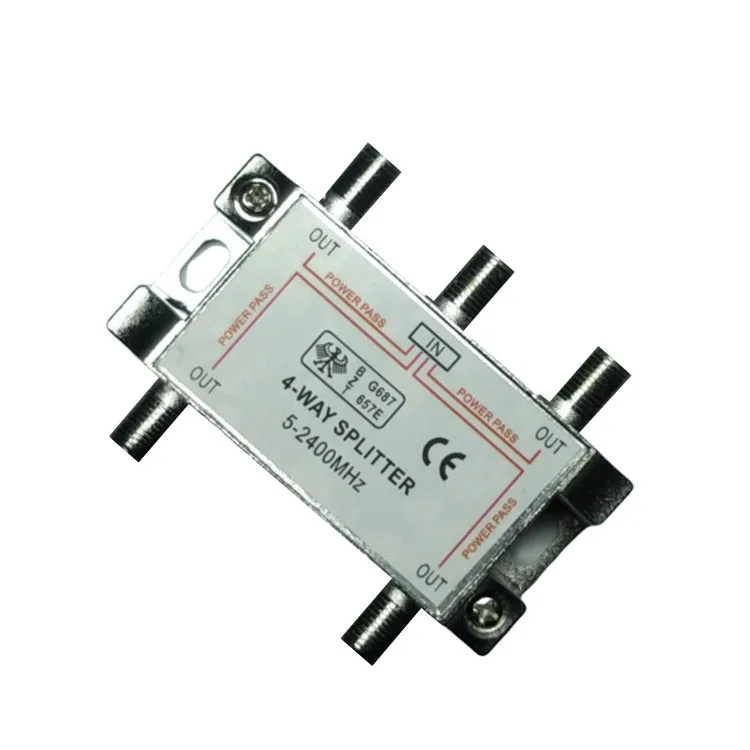 Multiswitch Satellite 4 Way Drop Splitter 52400mhz From China