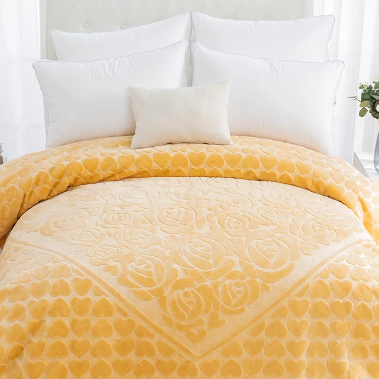 Otsu Keori Cobijas Raschel Blankets Manufacturer New Design True Love