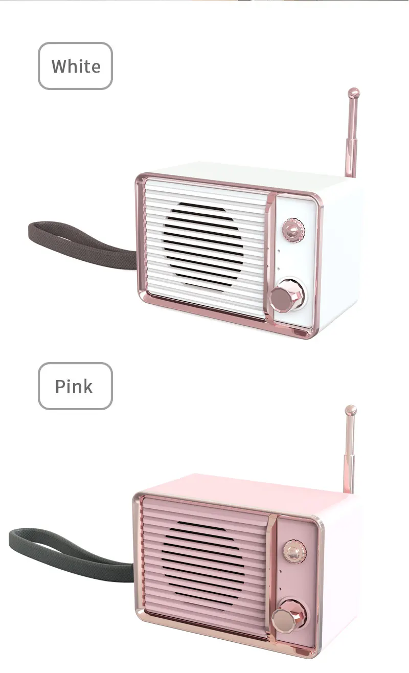 High quality 2019 OEM Portable Rechargeable Wireless Mini Retro Bluetooth Speaker - ANKUX.COM