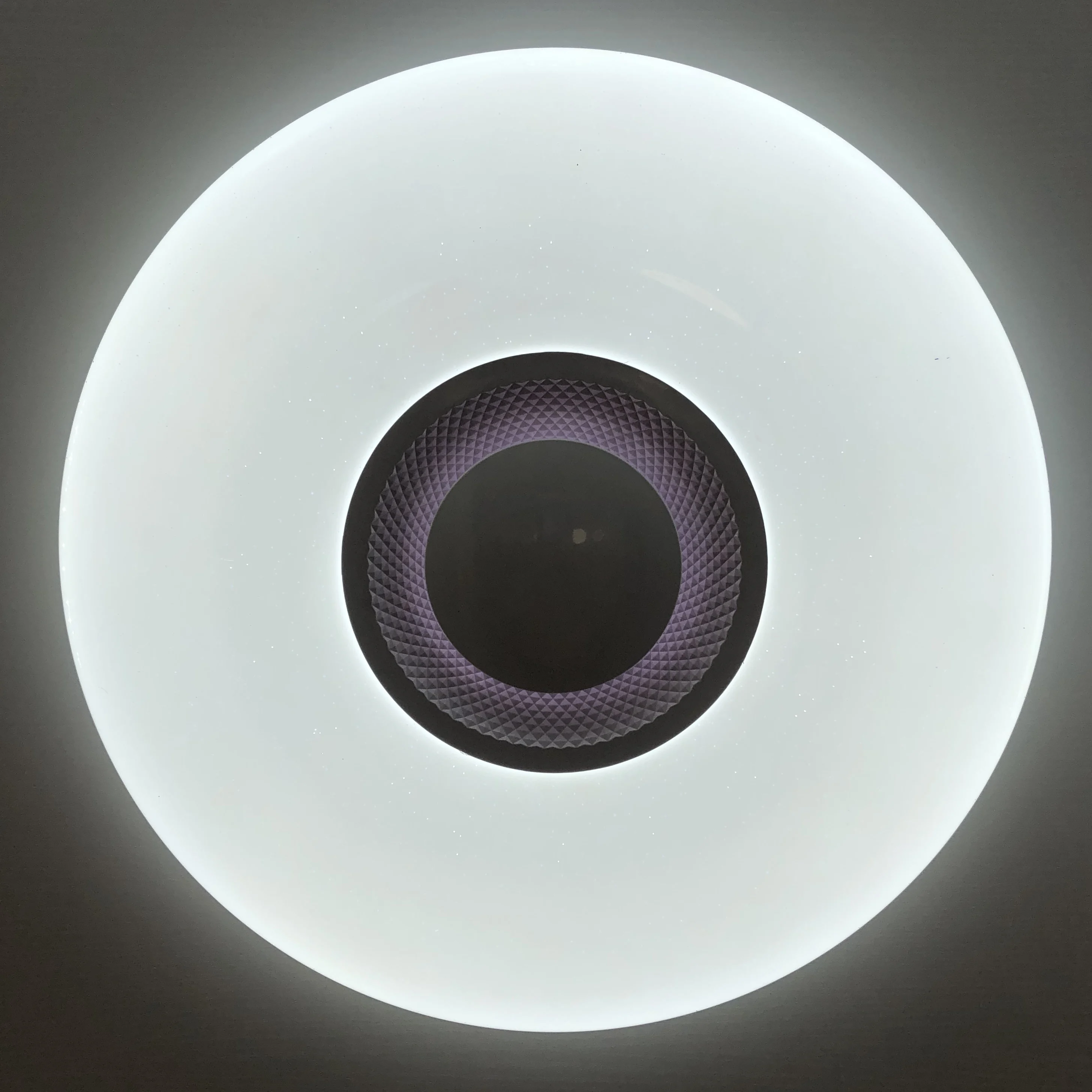 Home decorative large diameter gypsum flush mount fitting code E27 LED ceiling light