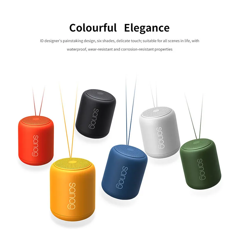 2020 new arrivals outdoor IPX5 waterproof portable subwoofer wireless bluetooth mini speaker - ANKUX.COM