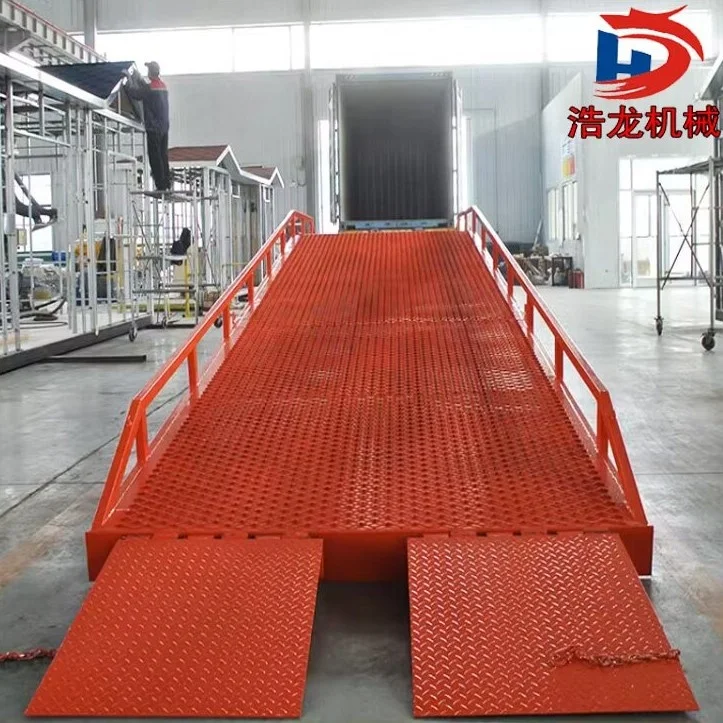 Mobile Boarding Bridge 8 Tons Port Platform Forklift 10 Tons Loading Ramp Warehouse Logistics 5081